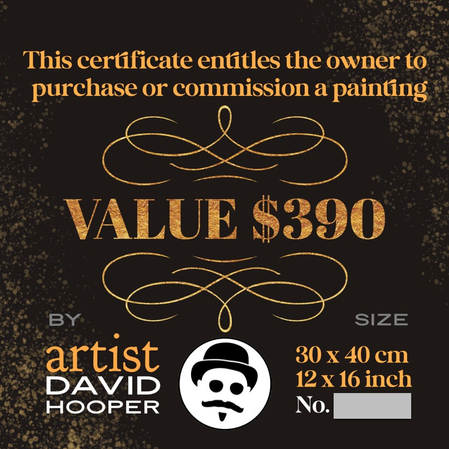 Gift Certificate 01. Rectangular Painting